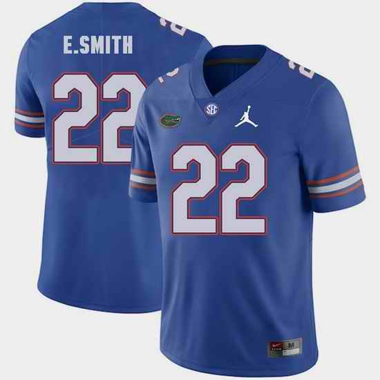 Men Florida Gators Emmitt Smith Royal Jordan Brand 2018 Game Jersey